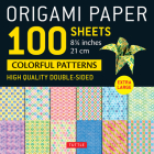 Origami Paper 100 Sheets Colorful Patterns 8 1/4 (21 CM): Extra Large Double-Sided Origami Sheets Printed with 12 Different Color Combinations (Instru Cover Image