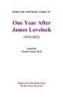 Death And Anti-Death, Volume 21: One Year After James Lovelock (1919-2022) Cover Image