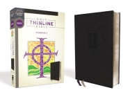 Nrsv, Thinline Bible, Compact, Leathersoft, Black, Comfort Print By Zondervan Cover Image