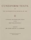Corpus of Cuneiform Texts in the Metropolitan Museum of Art II: Literary and Scholastic Texts of the First Millennium B.C Cover Image