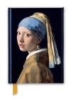 Johannes Vermeer: Girl with a Pearl Earring (Foiled Journal) (Flame Tree Notebooks) Cover Image