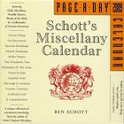 Schott's Miscellany Page-A-Day Calendar 2009 By Ben Schott Cover Image