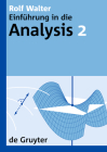 Einführung in die Analysis, 2, De Gruyter Lehrbuch 2 Cover Image