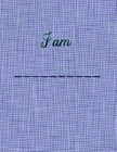 I am __________: Graph Paper Composition Notebook - Grid Paper Notebook - Quad Ruled - 1 cm square line By Tukang Kira Cover Image