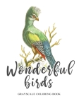 Wonderful Birds, Grayscale coloring book: Featuring beautiful vintage style illustrations for relaxation and stress relieve By Cargol Coloring Cover Image
