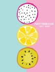 Dot Grid Notebook: Fruits Notebook Journal, 120 Dotted Pages 8.5 x 11 inches Large Journal Paper - Softcover ( Younity Style -2021 Color Cover Image