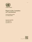 Report of the Committee on Contributions: Seventy Third Session (3-21 June 2013) By United Nations (Other) Cover Image