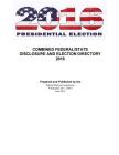 Federal and State Disclosure and Election Directory 2016 Cover Image