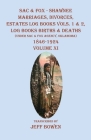 Sac & Fox - Shawnee Marriages, Divorces, Estates Log Books Vols. 1 & 2, Log Books Births & Deaths: (Under Sac & Fox Agency, Oklahoma)1846-1924 Volume Cover Image