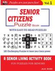 Senior Citizens Puzzle Book: Vol. 1 By Jaja Books Cover Image