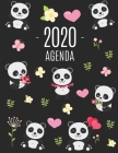 Panda Agenda 2020: Agenda avec Espaces pour Notes - Pour l'Organisation à la Maison ou au Bureau By Buhak Cahiers Cover Image