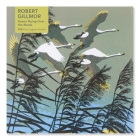 Adult Jigsaw Puzzle Robert Gillmor: Swans Flying over the Reeds (500 pieces): 500-Piece Jigsaw Puzzles Cover Image
