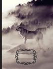 White Wolf - Mystical Winter, Composition Notebook: College Ruled 7.44