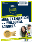 Area Examination – Biological Sciences (GRE-41): Passbooks Study Guide (Graduate Record Examination Series #41) Cover Image