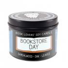  The exclusive BOOKSTORE DAY CANDLE : Oak, dry leaves, and sandalwood Cover Image