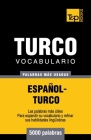 Vocabulario español-turco - 5000 palabras más usadas By Andrey Taranov Cover Image