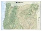 National Geographic: Oregon Wall Map - Laminated (40.5 X 30.25 Inches) Cover Image
