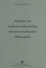Aufsaetze Zur Angloamerikanischen Und Oesterreichischen Philosophie By Kurt R. Fischer Cover Image