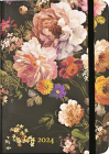 2024 Midnight Floral Engagement Calendar By Peter Pauper Press (Created by) Cover Image