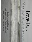 Love is....: God's description of love from 1 Corinthians 13 By Lydia Chowning Cover Image