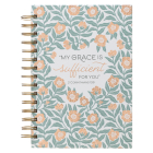 Large Wire Journal My Grace Is Sufficient for You By Christian Art Gifts (Created by) Cover Image