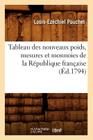 Tableau Des Nouveaux Poids, Mesures Et Monnoies de la République Française (Éd.1794) (Savoirs Et Traditions) Cover Image