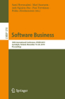 Software Business: 10th International Conference, Icsob 2019, Jyväskylä, Finland, November 18-20, 2019, Proceedings (Lecture Notes in Business Information Processing #370) Cover Image