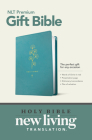 Premium Gift Bible NLT (Red Letter, Leatherlike, Teal) By Tyndale (Created by) Cover Image