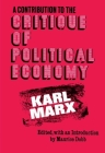 Contribution to the Critique of Political Economy Cover Image