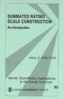Summated Rating Scale Construction: An Introduction (Quantitative Applications in the Social Sciences #82) By Paul E. Spector Cover Image
