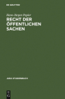 Recht der öffentlichen Sachen (Jura Studienbuch) Cover Image