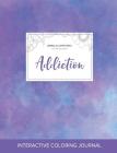 Adult Coloring Journal: Addiction (Animal Illustrations, Purple Mist) By Courtney Wegner Cover Image