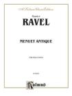 Menuet Antique (Kalmus Edition) By Maurice Ravel (Composer) Cover Image