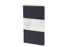 Moleskine Messages Note Card, Large, Plain, Indigo Blue, Soft Cover (4.5 x 6.75) (Postal Notes/Note Cards) Cover Image