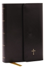 KJV Compact Bible W/ 43,000 Cross References, Black Leatherflex with Flap, Red Letter, Comfort Print: Holy Bible, King James Version: Holy Bible, King By Thomas Nelson Cover Image