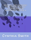 Reading and Listening for Understanding Comprehension Answer key grade 4 By Cynthia O. Smith Cover Image