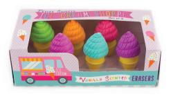 Petite Sweets Ice Cream Shoppe Scented Erasers - Set of 6 By Ooly (Created by) Cover Image