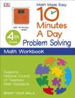 10 Minutes a Day: Problem Solving, Fourth Grade: Supports National Council of Teachers Math Standards Cover Image
