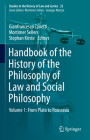 Handbook of the History of the Philosophy of Law and Social Philosophy: Volume 1: From Plato to Rousseau (Studies in the History of Law and Justice #22) Cover Image