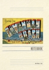 Vintage Lined Notebook Greetings from Savannah Beach By Found Image Press (Producer) Cover Image