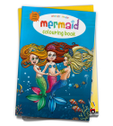 Mermaid Colouring Book: Jumbo Sized Colouring Books (Giant book Series) By Wonder House Books Cover Image