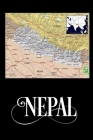 Nepal: Map of Nepal Notebook Cover Image