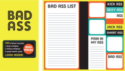 Book of Sticky Notes: Notepad Collection - Bad Ass Cover Image