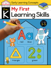 My First Learning Skills (Pre-K Early Learning Concepts Workbook): Preschool Activities, Ages 3-5, Alphabet, Numbers, Tracing, Colors, Shapes, Basic Words, and More (The Reading House) By The Reading House Cover Image