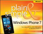Windows Phone 7 Plain & Simple Cover Image