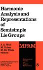 Harmonic Analysis and Representations of Semisimple Lie Groups: Lectures Given at the NATO Advanced Study Institute on Representations of Lie Groups a (Mathematical Physics and Applied Mathematics #5) By J. a. Wolf (Editor), M. Cahen (Editor), M. De Wilde (Editor) Cover Image