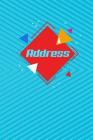 Address.: Address Book. (Vol. B30) Modern Design. Glossy Cover, Contract Large Print, Font, 6