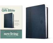 Premium Gift Bible NLT (Red Letter, Leatherlike, Blue) Cover Image