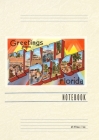 Vintage Lined Notebook Greetings from Miami Beach, Florida Cover Image
