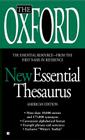 The Oxford New Essential Thesaurus: American Edition By Oxford University Press Cover Image